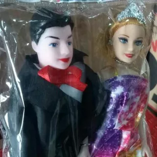 Mainan anak perempuan princes boneka cewek cantik - boneka pengantin ken fuhuda princes sepasang