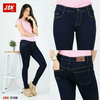 Celana panjang Wanita JSK Jeans Celana Skinny Jeans wanita 5 Varian warna