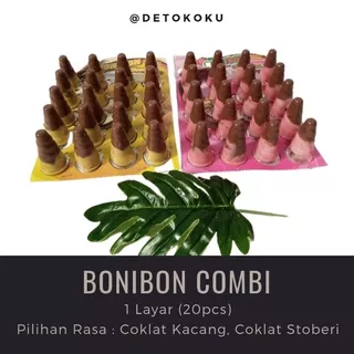 Bonibon Combi [1 Layar] - Coklat Kacang/Coklat Stoberi/Detokoku Jajanan