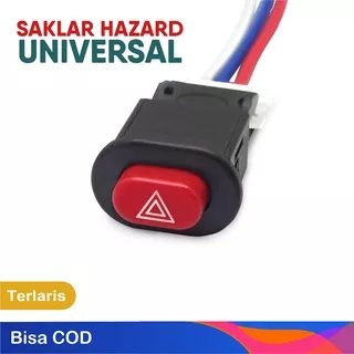 Saklar Tombol On Off Lampu Hazard / Saklar Hazard Motor / Saklar Hazard Universal Honda Yamaha Suzuki