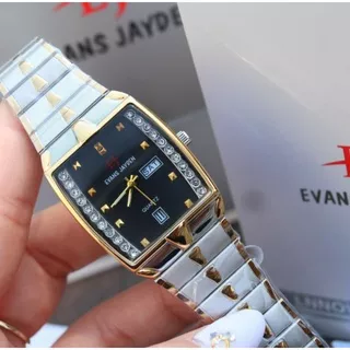 Jam Tangan Wanita Jam Tagan Wanita Original Jam Tangan Evans Jayden 5012 Jam Tangan Tanggal & Hari Jam Tangan Stainless Steel Jam Tangan Wanita Termurah Jam Tangan Full Set Jam Tangan Wanita Model Terbaru