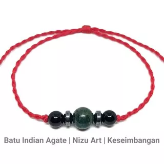 Gelang Batu Indian Agate / Gelang Etnik / Gelang Tali