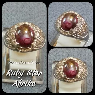 CINCIN RUBY STAR AFRIKA BATU BERKELAS DENGAN HARGA KAKI LIMA