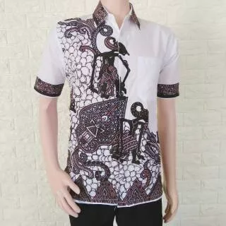 HEM WAYANG/HEM PUTIH/HEM BATIK/KEMEJA PENDEK