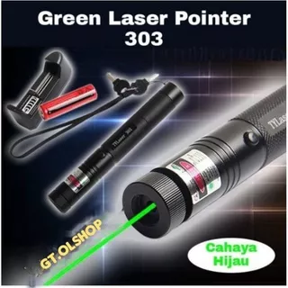 LASER 303 / LASER PRESENTASE / LASER HIJAU / GREEN LASER 303 GT.Olshop