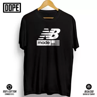 Kaos New Balance NB Premium Branded Tee Baju Atasan Pria Wanita Tshirt Cotton Combed 30s Murah V4