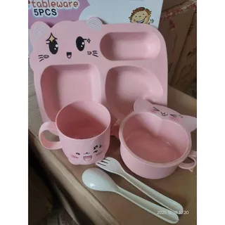 TABLEWARE BAYI SET PERALATAN MAKAN BAYI FREE BOX TERMURAH DAN TERLARIS BEST SELLER COD KEKINIAN