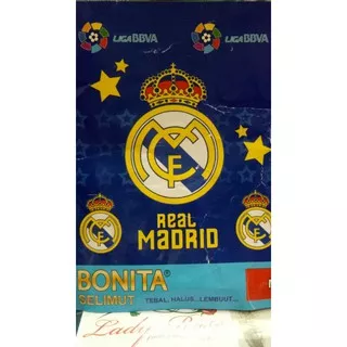 Selimut Bonita Motif RealMadrid - Chelsea - Barcelona - Keroppi - Bahan Lembut