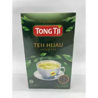 Teh Seduh TONG TJI GREEN TEA [TEH HIJAU] 100g BOX barcode 8992936661979