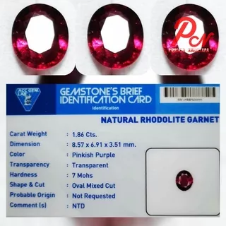 [BAYAR DITEMPAT] natural rhodolite garnet srilanka include memo