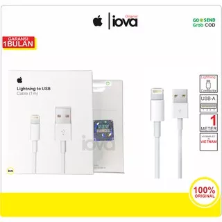 Kabel Data IPHONE 100% ORIGINAL 20cm 1M 2M Cable Lightning To USB 5,5s,6,6s,6p,7,7p,8,8p,x,xs,11 Ori