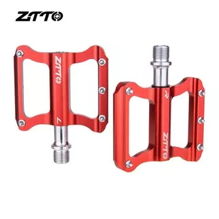 ZTTO JT06 Bicycle Pedal Aluminum Alloy Sepeda Lipat MTB Road - RED