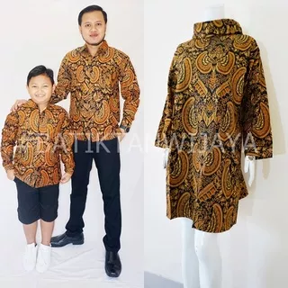 Batik Couple Papa Mama Anak Cowok /Sarimbit Dress Tunik /Batik Pasangan/Tunik Couple Ada Anak Cowok