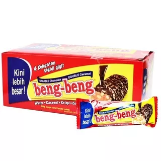Beng-Beng Wafer Coklat 1 Box isi 20 pcs @22gr