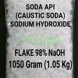 Caustic Soda NaOH Natrium Hydroxide | soda api 1kg Pembersih Saluran Pipa Kamar Mandi