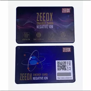 ZEEOX Energy Card Negative Ion