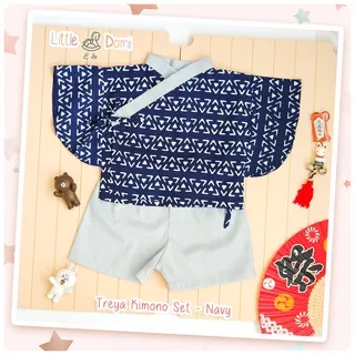 Treeya Kimono Set ( Boy ) - Kimono Anak - Setelan Anak - Little Domi