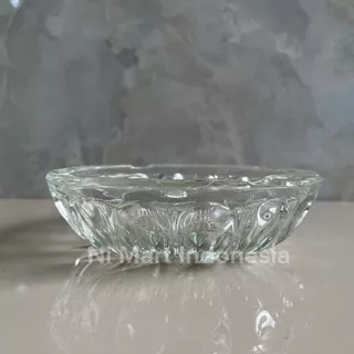 Asbak Kristal AT-7051 18cm | Wadah Tempat Asbak Rokok Kaca Ashtray Glass Elegant Kedaung