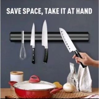 Magnet Knife Holder Kitchen Tools Magnet Pisau Dan Alat Tukang Obeng 33cm