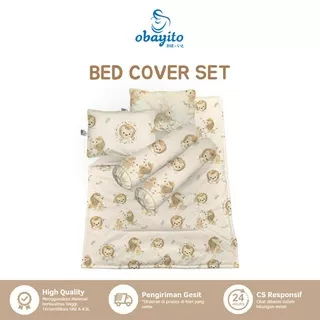 Obayito Bed Cover Baby set Bahan Katun Satin Jepang / Double Layer Terbaik