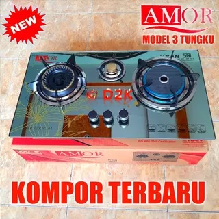 KOMPOR TANAM AMOR 3 TUNGKU FREE PACKING KAYU