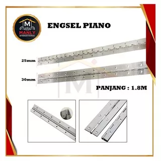 Engsel Piano 1.8 Meter / Engsel Lemari besi dapur/ Engsel Panjang Meteran /Engsel Lemari Per 1.8 Meter