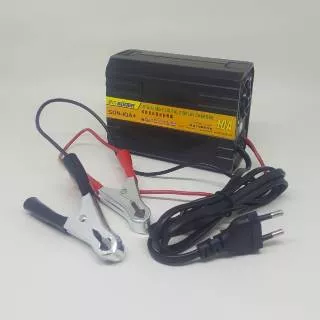 Charger Aki Otomatis Suoer 10A SON-10A+ Cas Accu Mobil Motor Charger Aki 6V 12V Otomatis SON 10A