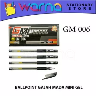 PEN PULPEN BOLPEN BALLPOINT GAJAH MADA MINI GEL