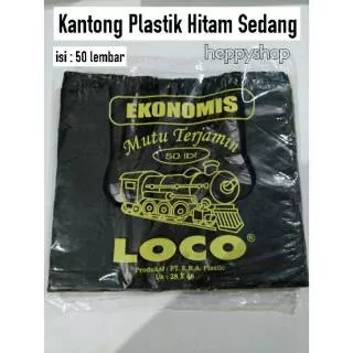 Kantong Plastik Hitam Sedang