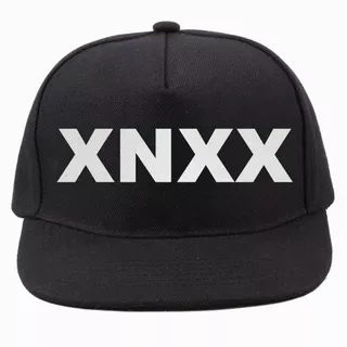 topi XNXX snapback hitam