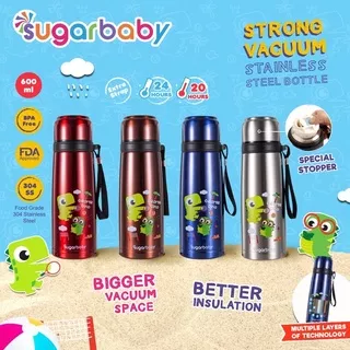 Sugar Baby Strong Vacuum Stainless Bottle 500ml 600ml - Termos Air Panas Dingin