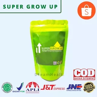 SUPER GROW UP - Susu Penambah Tinggi Badan Original Terlaris dan terbaik, Suplemen Peninggi Badan Bpom Alami Herbal Permanen Ampuh Untuk Balita Remaja Dewasa, peninggi badan tercepat umur 20, peninggi badan cepat dan ampuh, peninggi badan tercepat remaja