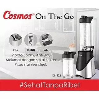 Cosmos CB-522 Blender On The Go Black | CB-522 Blender Hitam