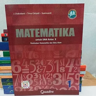Buku Matematika Peminatan SMA kelas X Quadra