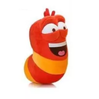 Boneka Larva Merah ORIGINAL PRODUK Size 12x8x16CM