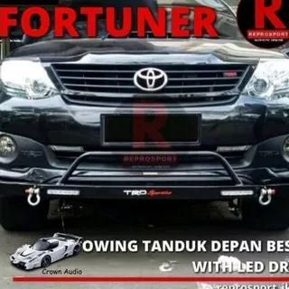 towing bar tanduk depan arb mobil toyota fortuner trd