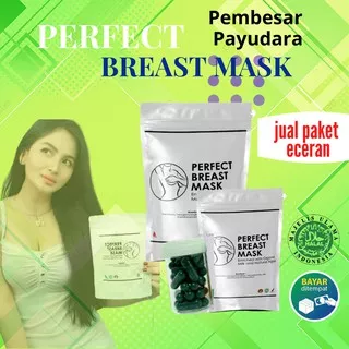 perfect breast mask masker original pembesar dan pengencang payudara wanita aman tanpa efek samping