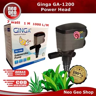 GINGA GA1200 GA 1200 mesin Pompa Celup power head Aquarium Aquascape