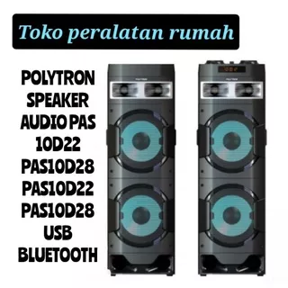 SPEAKER AKTIF POLYTRON PAS 10D22 PAS 10D28 USB BLUETOOTH PAS10D22 PAS10D28