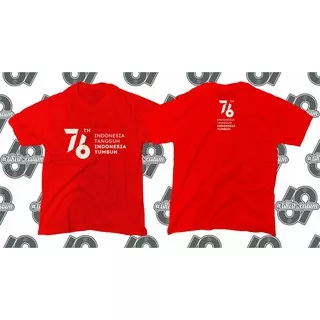 kaos HUT RI baju kaos HUT RI 76/harga terjangkau/Dan berkualitas.