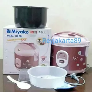 Miyako magic com/rice cooker mcm 18bh-1.8L teflon super tebal
