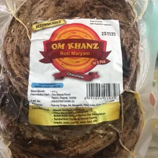 Om Khanz Roti Maryam Rasa Coklat