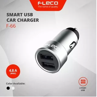 Charger Mobil Saver Charger Mobil Car FLECO F-66 AUTO ID Fast Charging Charger Mobil Charger Mobil Dual USB Car Charger Fast Charging Car Charger Mobil Car Charger Fast Car Charger Universal