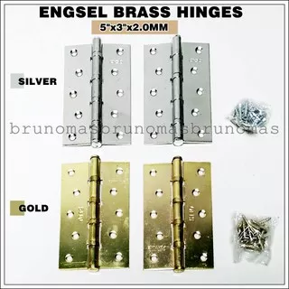 Engsel Pintu 5 Inc HPP AIGO Solid Brass Hinges