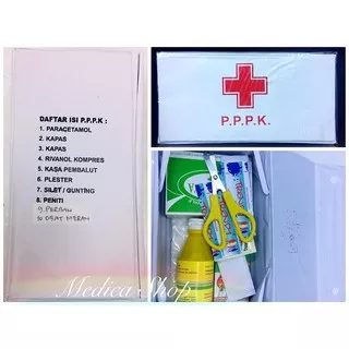 Kotak P3K ( isi 10 Items)/ Kotak P3k Plus isi