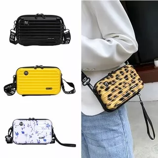 Tas Selempang wanita tas Koper Mini Wanita tas make up Tas hp tas wanita kekinian tas wanita terbaru tas wanita import tas mini selempang Tas Forever Young bag Import Mini Koper