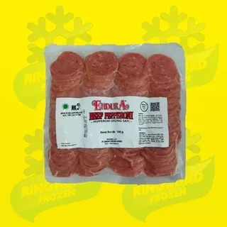 ENDURA BEEF PEPPERONI 500 GR - DAGING SAPI IRISAN