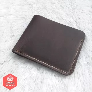 Dompet Kulit Handmade-Handmade Wallet-Customizable Leather Bifold Wallet