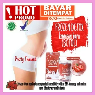 FROZEN DETOX DETOK ORIGINAL BPOM 60 KAPSUL SUPLEMEN PELANGSING MEMBERSIHKAN USUS