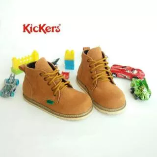 SEPATU KICKERS BOOT KIDS WARNA COKLAT